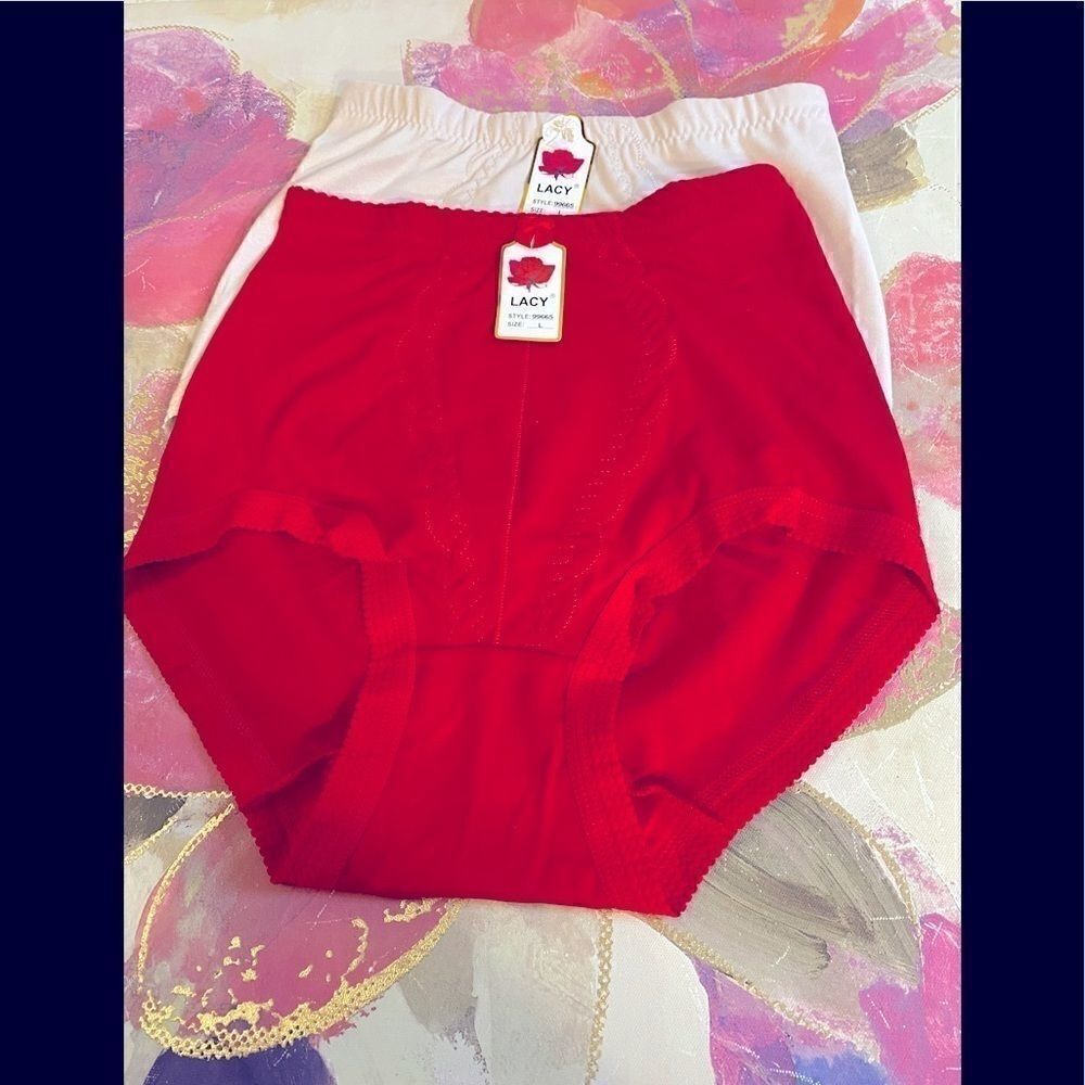 Lacy assorted embroidery design print Underwear